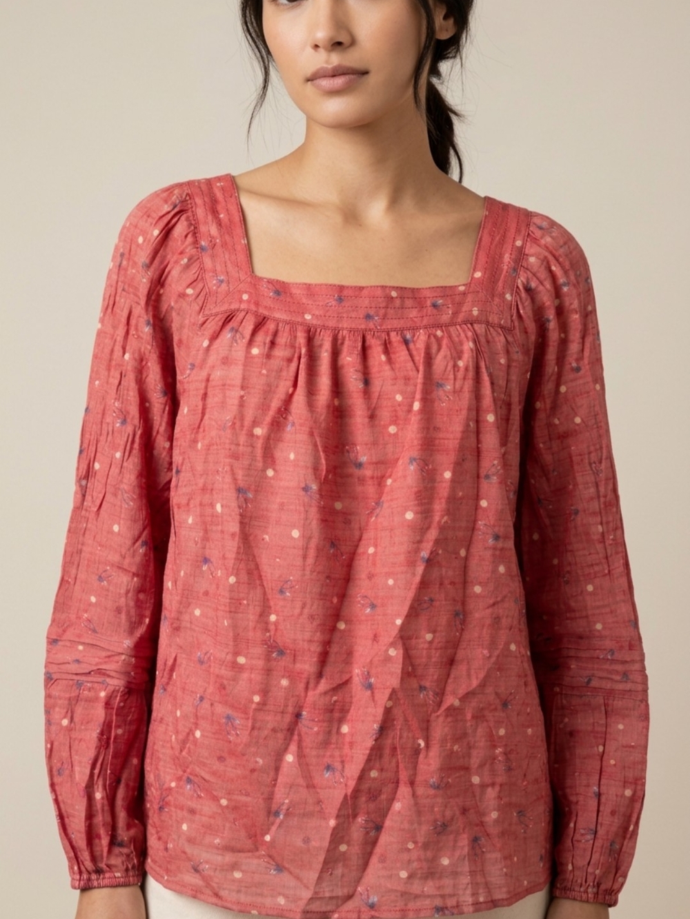 LAUREN CONRAD FLORAL BLOUSE SZ XL